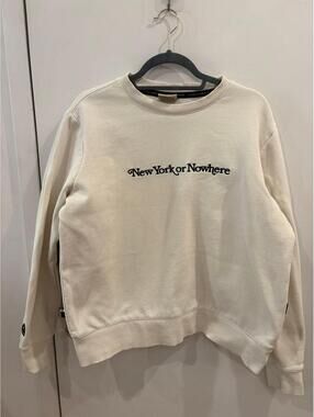 New York or Nowhere Cream Crewneck Sweatshirt